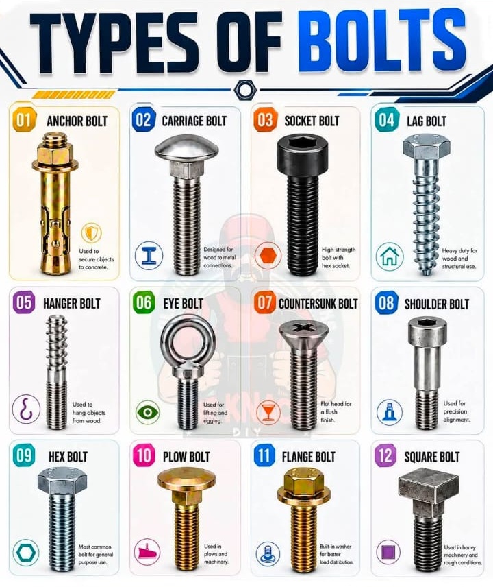 Bolts, Screws & Fasteners