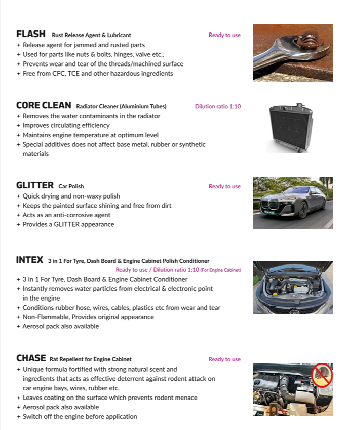 Car & Bike Cleaners, Engine Care & Polishes Range - Page 2