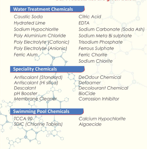 Water Treatment & Specialty Chemical Solutions