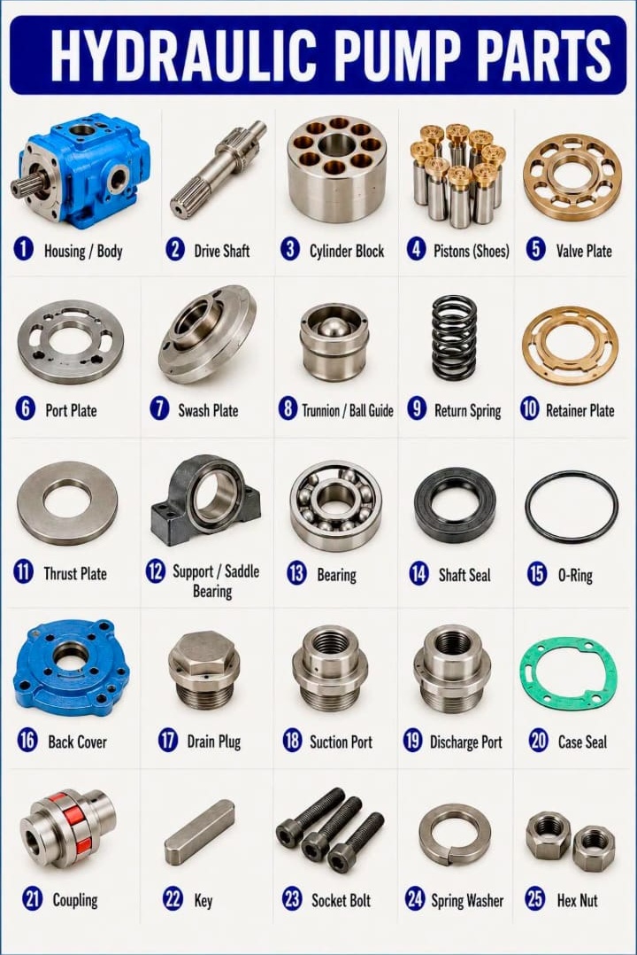 Hydraulic Pump Parts