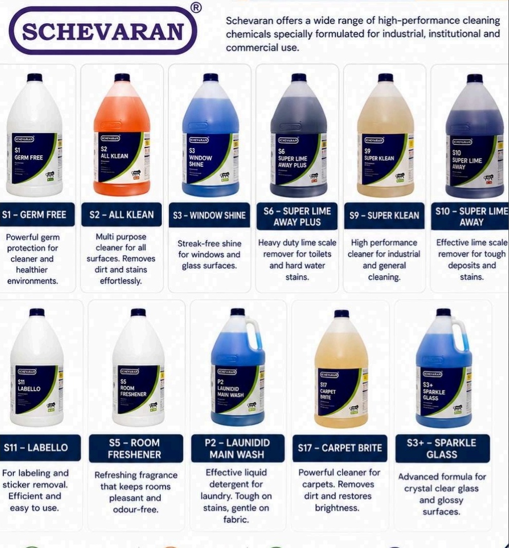 Cleaning Liquids & Chemicals