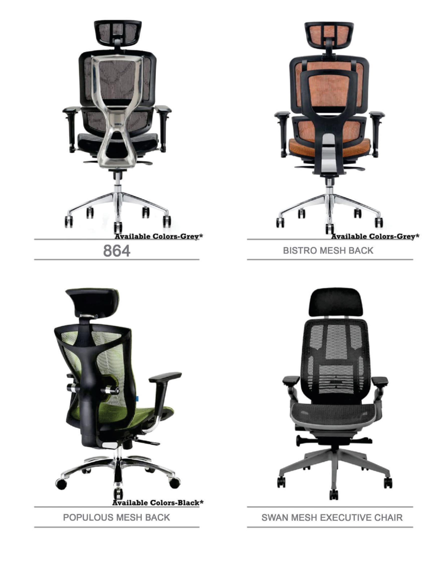 Ergonomic Office, Executive & Mesh Chairs Series - Page 10