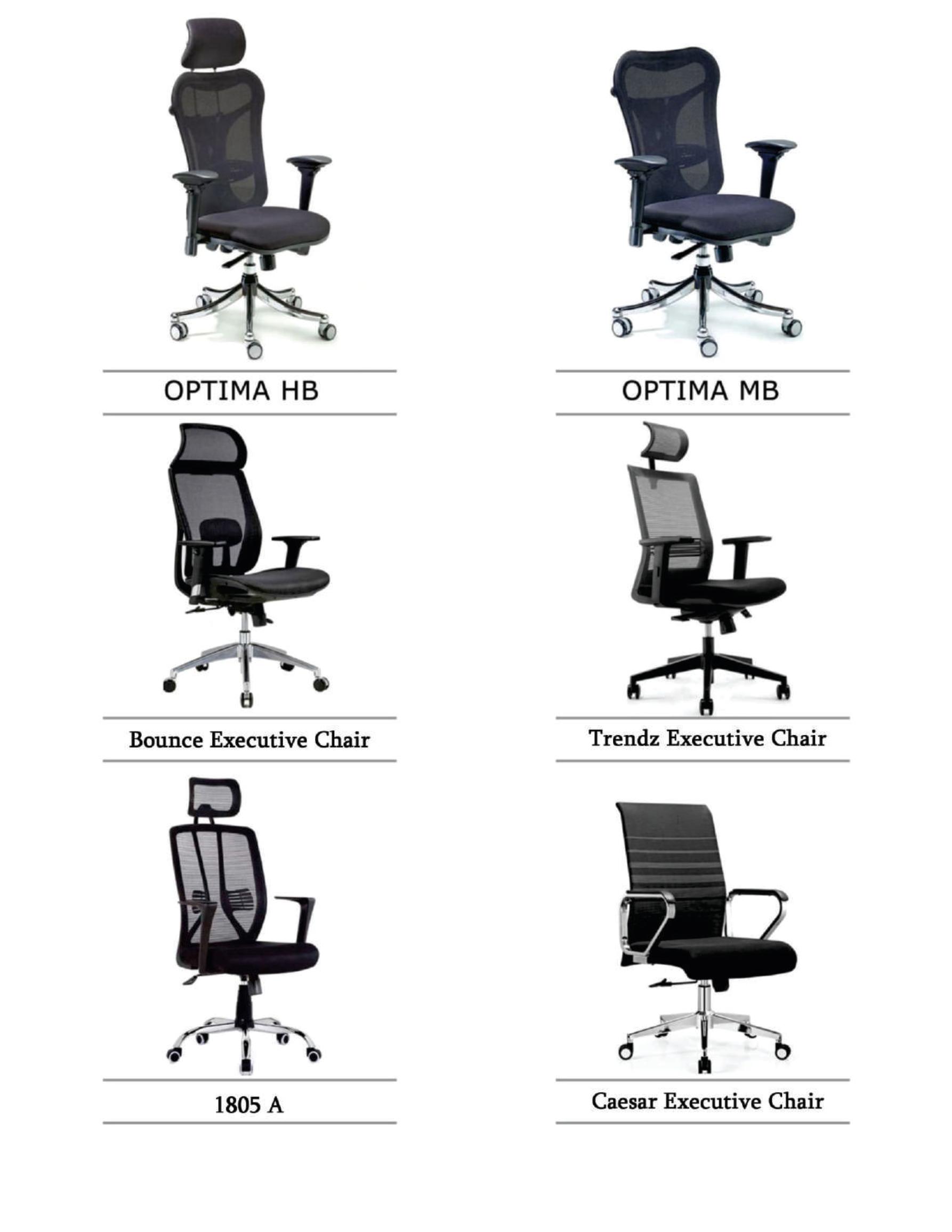 Ergonomic Office, Executive & Mesh Chairs Series - Page 13