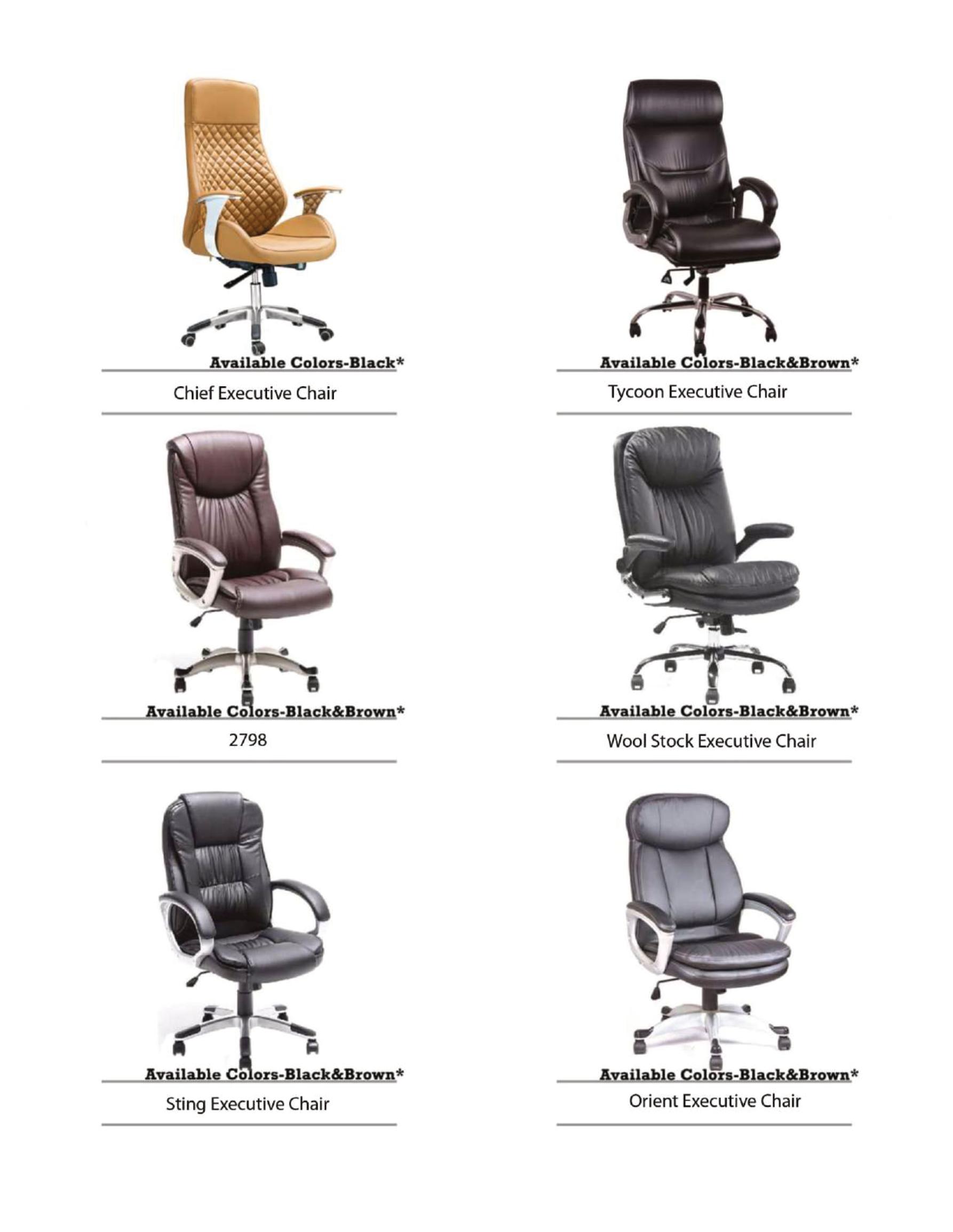 Ergonomic Office, Executive & Mesh Chairs Series - Page 14