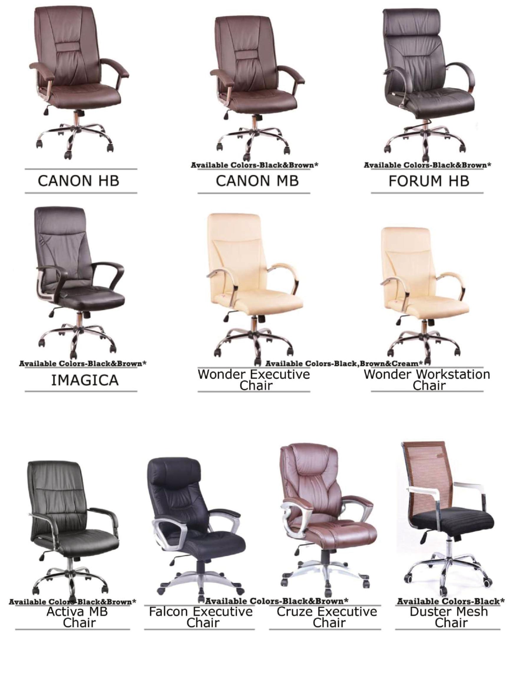 Ergonomic Office, Executive & Mesh Chairs Series - Page 16