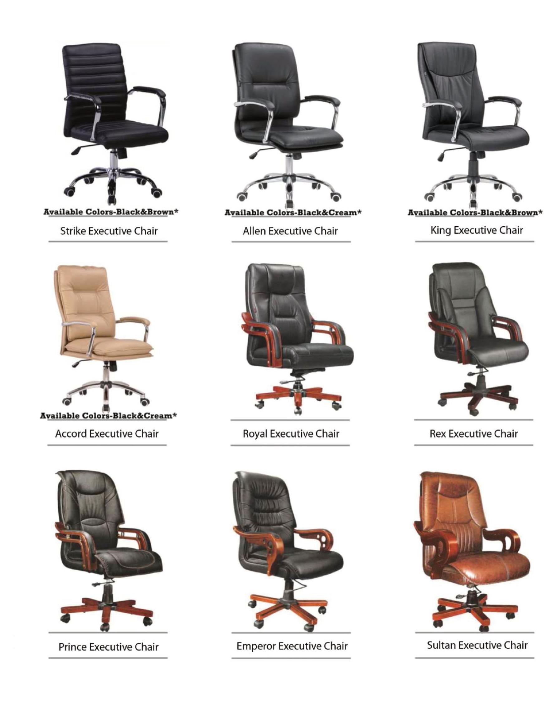 Ergonomic Office, Executive & Mesh Chairs Series - Page 17