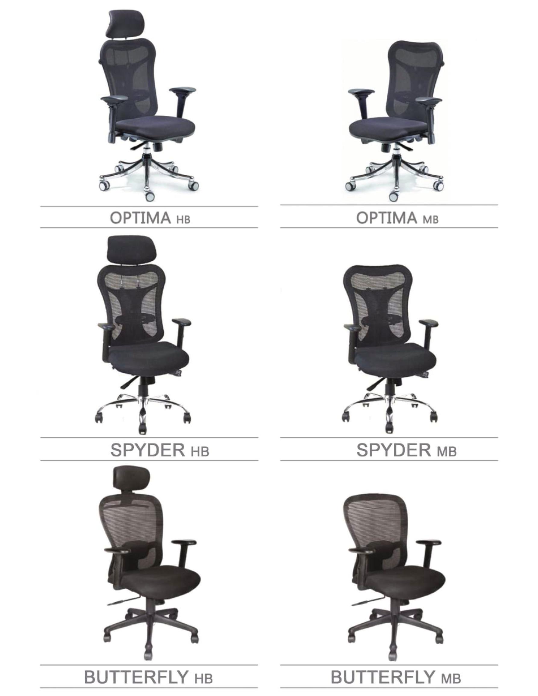 Ergonomic Office, Executive & Mesh Chairs Series