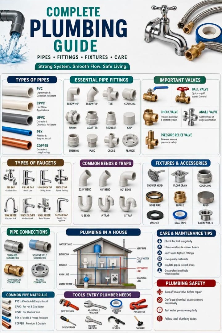 Water Pipes & Fittings