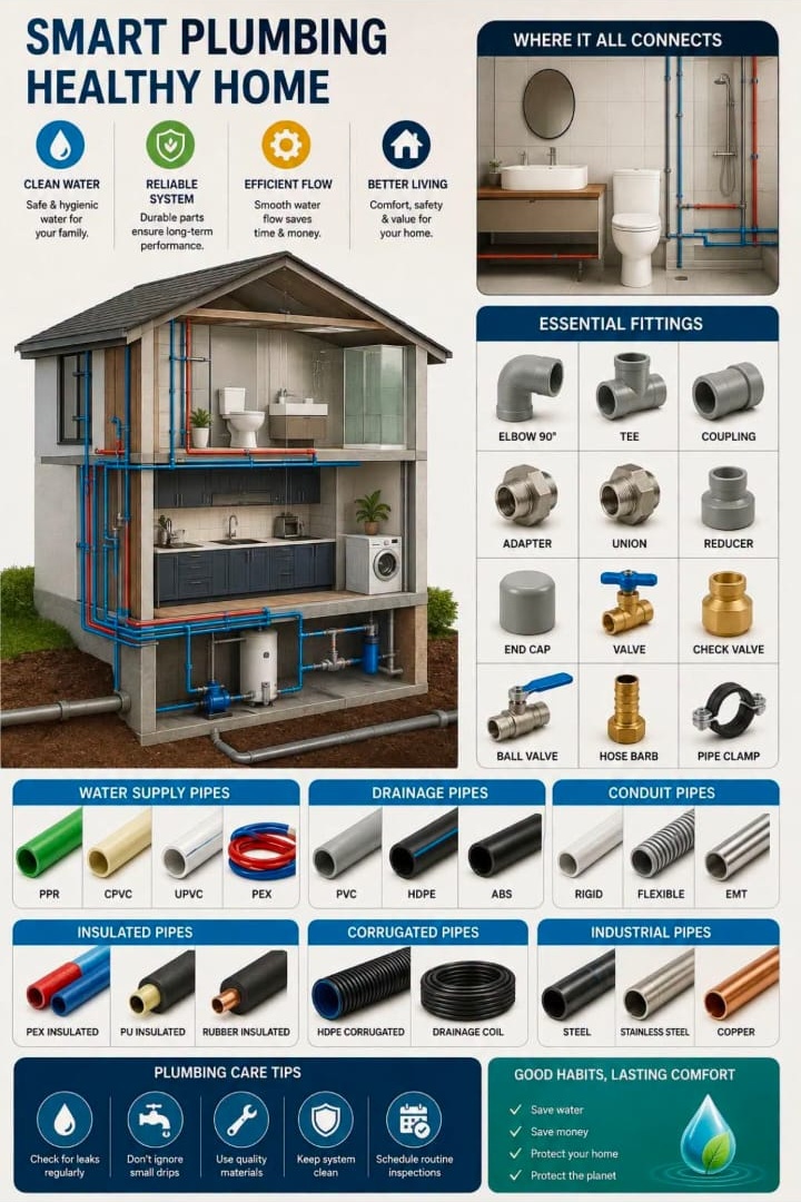 Bathroom Plumbing Pipes
