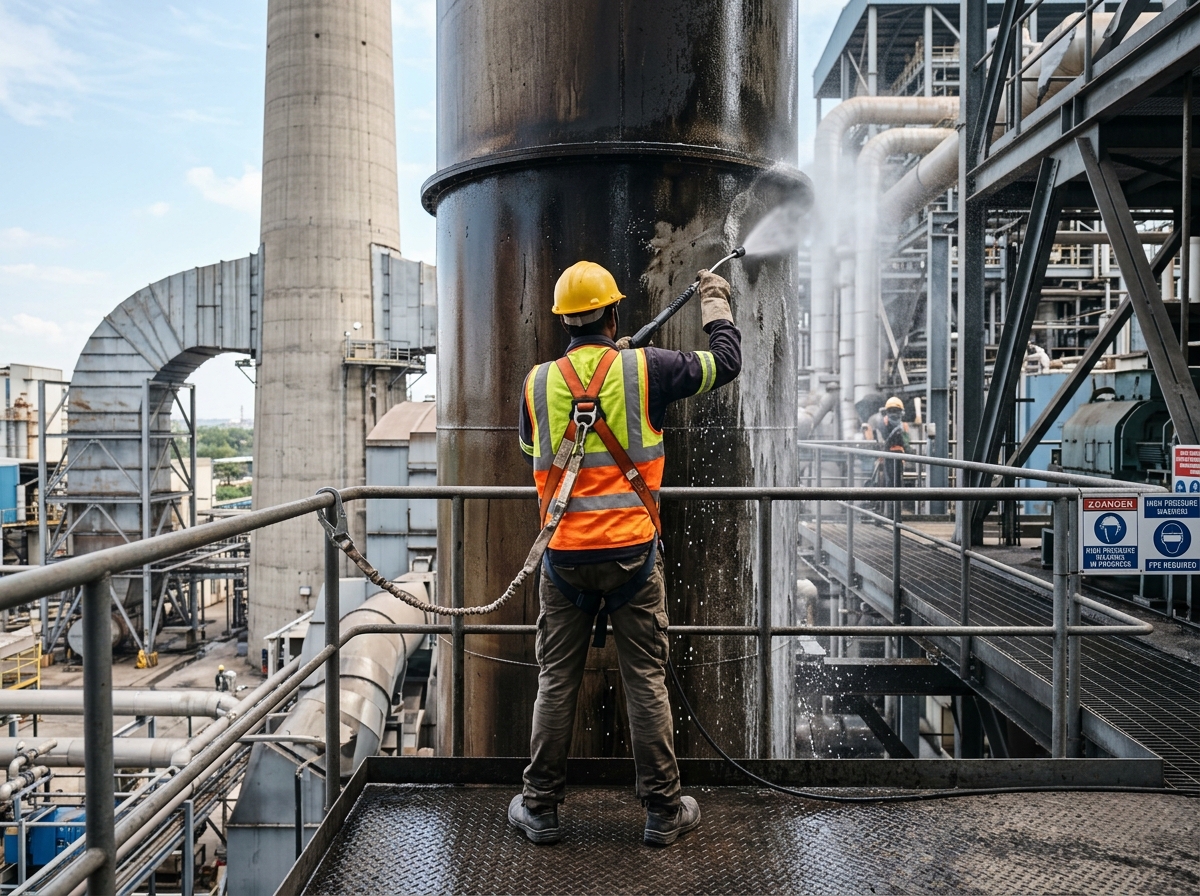 Chimneys / Boilers / chiller etc. Cleaning & descaling