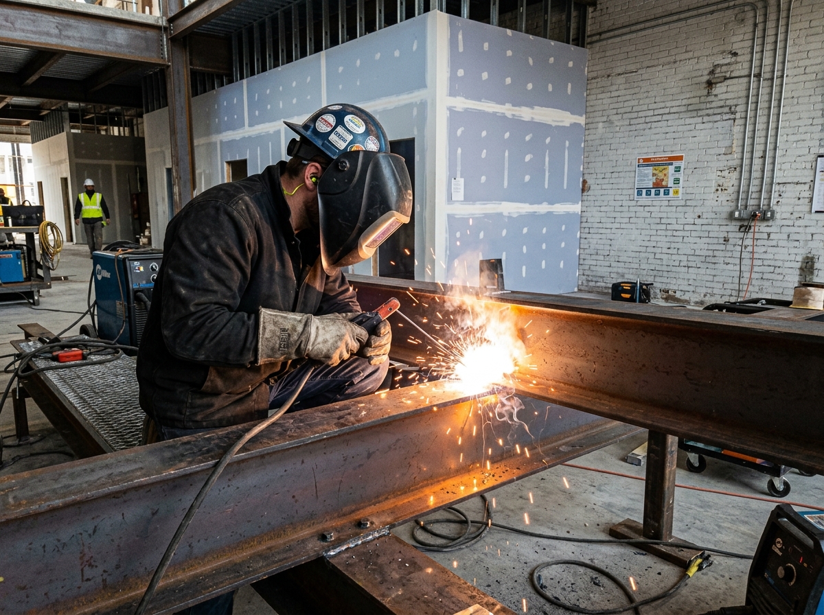 Civil work / partition / Welding / Painting etc.