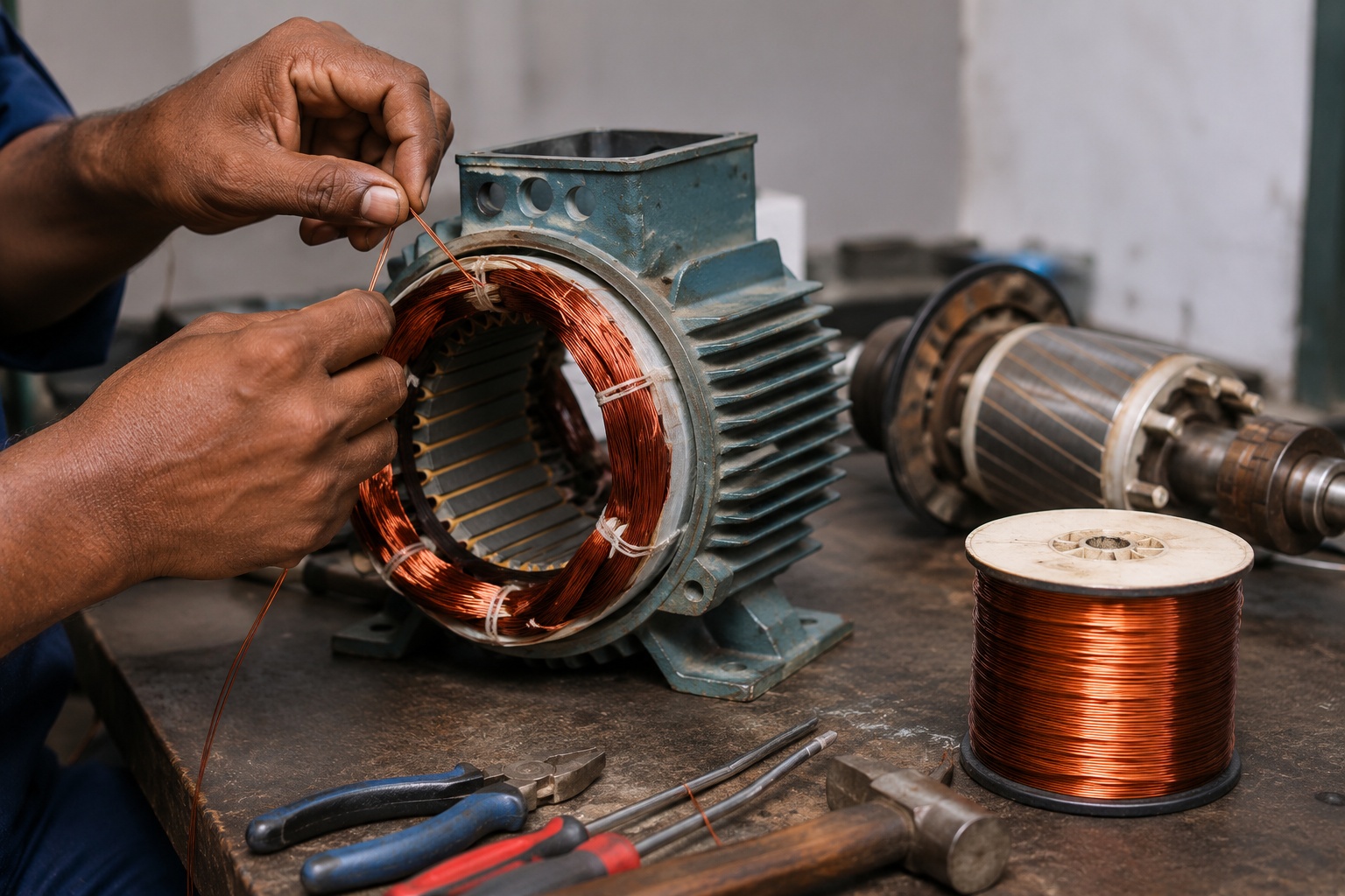 Pump, motor & all electrical rewinding works