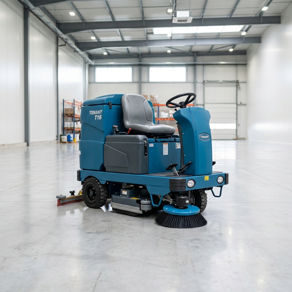 Industrial floor cleaning equipment